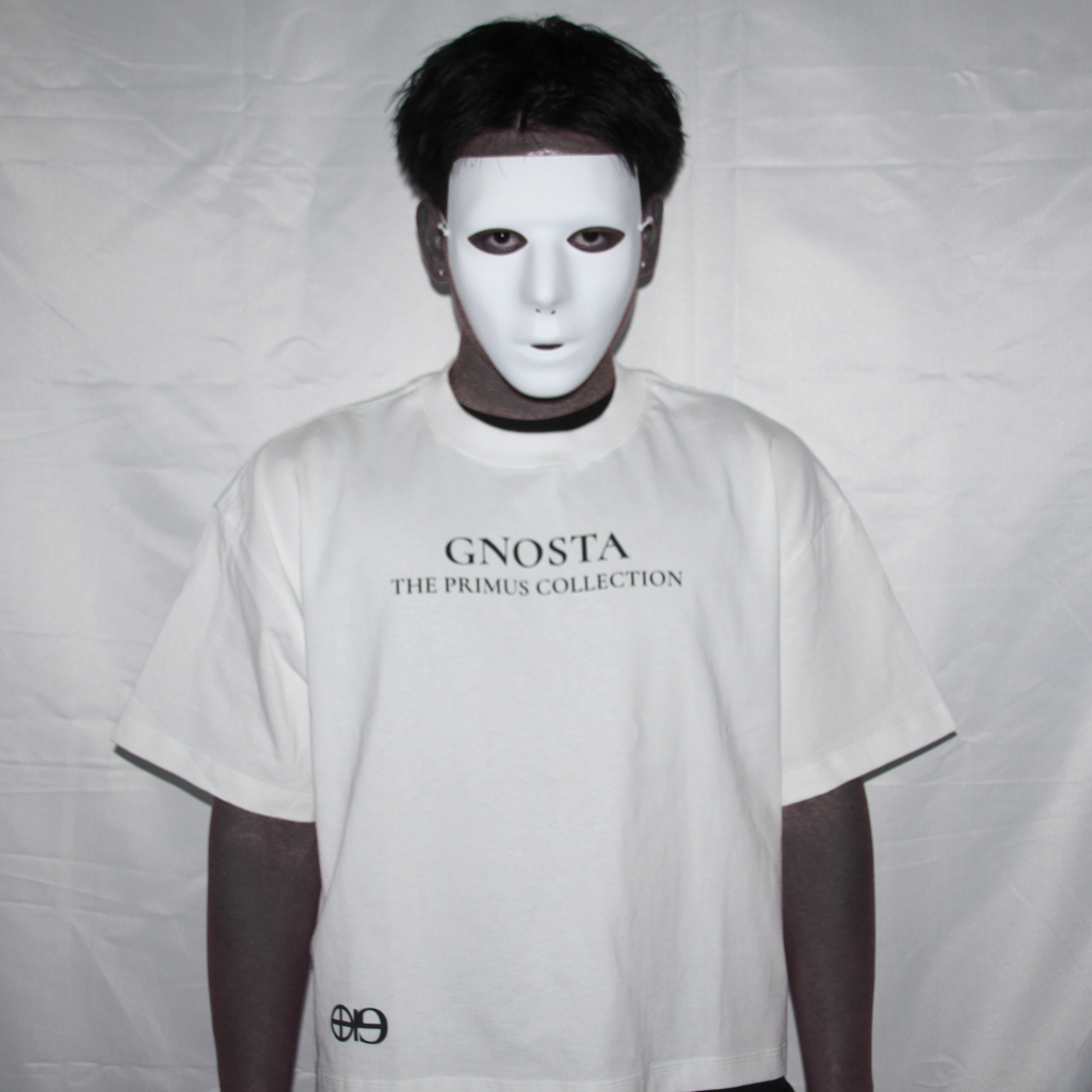 GNOSTA'S "LONG BEYOND THE VEIL" CROPPED T-SHIRT