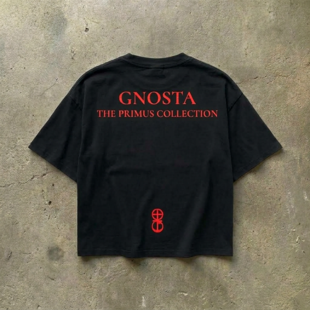 GNOSTA "LAOS" CROPPED T-SHIRT