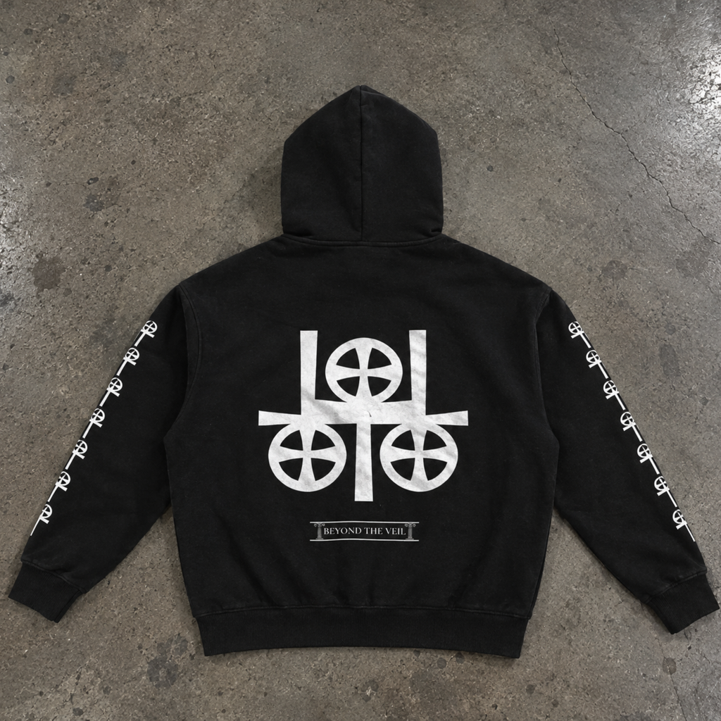 GNOSTA'S "TRIPLE CROSS" OVERSIZED BOXY ZIP-UP