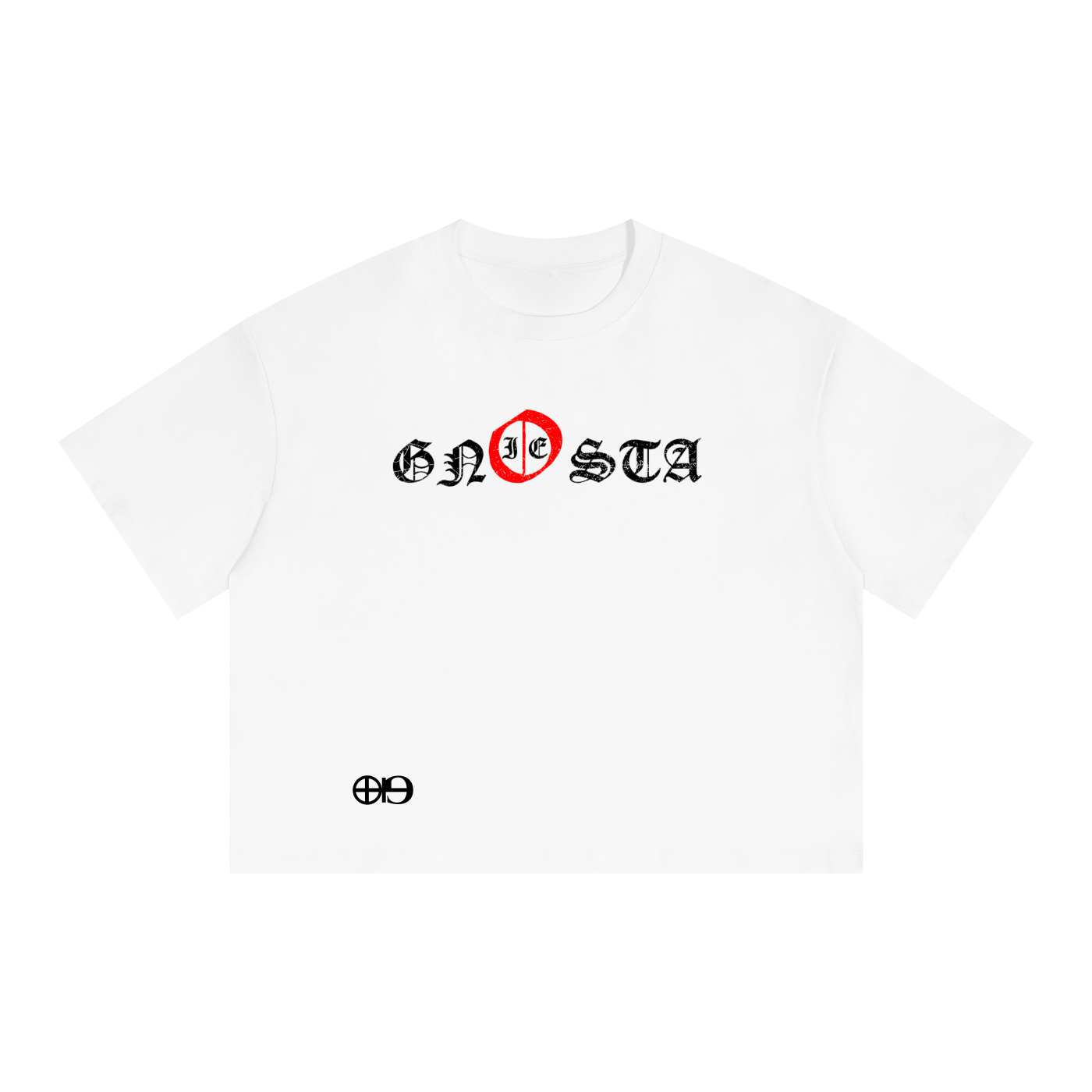 GNOSTA'S PRIMUS "AREA CODES" CROPPED T-SHIRT