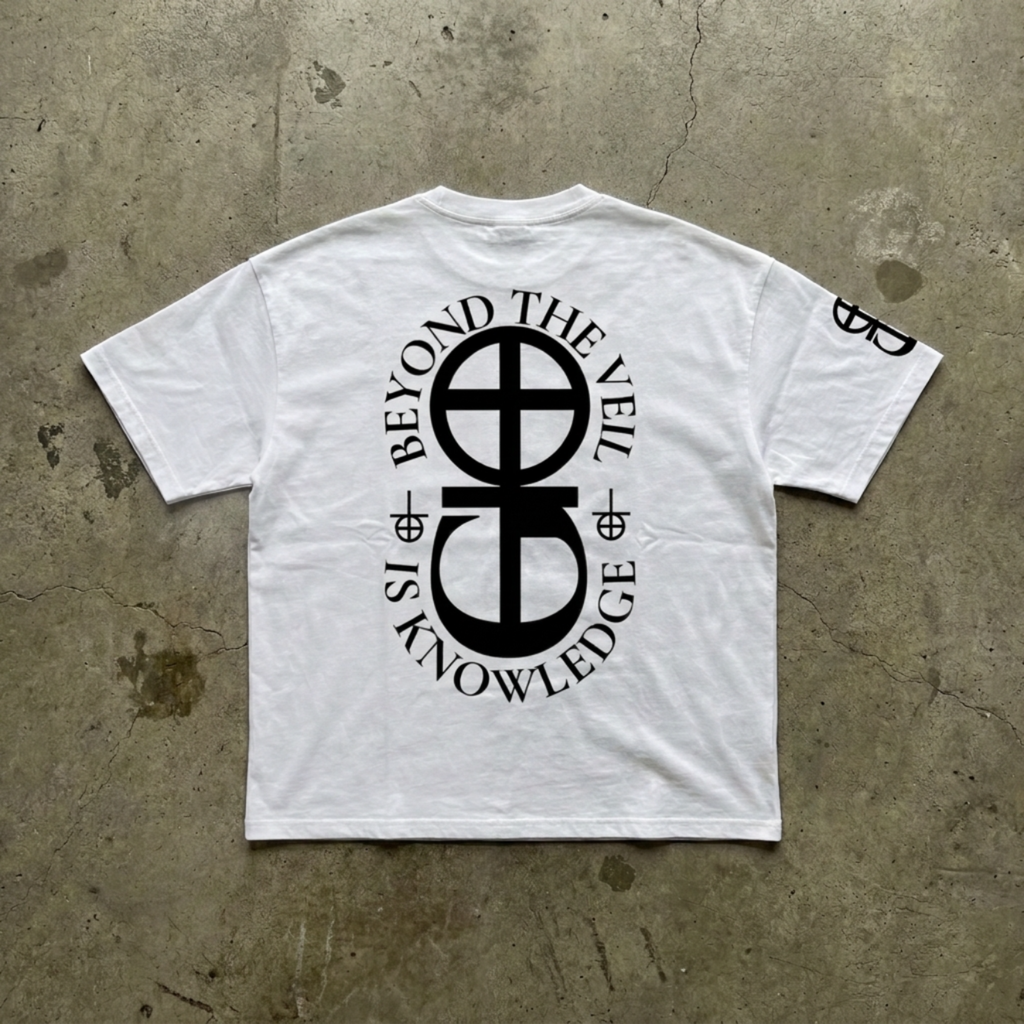 GNOSTA'S "WHITE SUBSCRIPTIONE" T-SHIRT