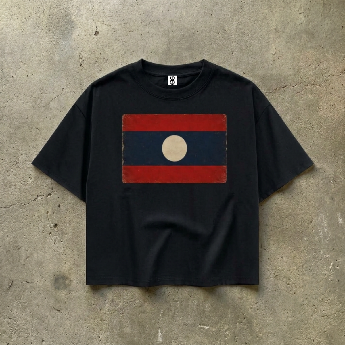 GNOSTA "LAOS" CROPPED T-SHIRT