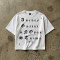 GNOSTA'S "ABC" CROPPED T-SHIRT